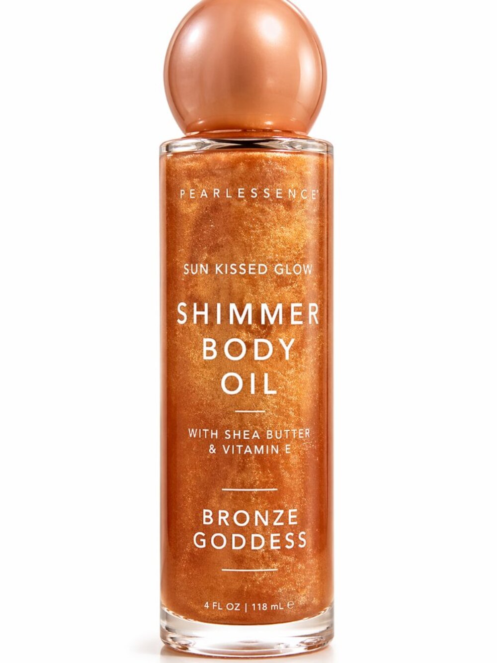 Pearlessence Sun Kissed Glow Shimmer Body Oil Bronze Goddess 4 fl oz